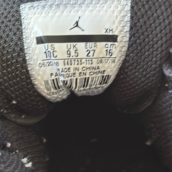 Nike Air Jordan 1 One Mid Tuxedo Size 10C Used But Clean - Picture 7 of 8